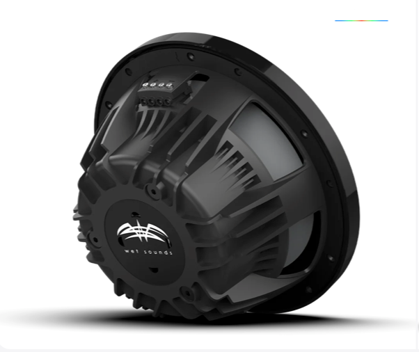 Wet Sounds  REVO 10-inch Black Coaxial Speakers with Black XS Stainless Steel Grilles: REVO CX-10 XS-B-SS S2