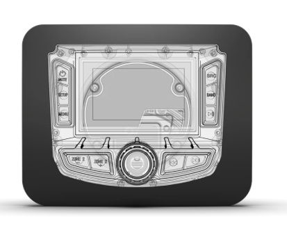 Wet Sounds Flush Mount Kit for MC-2 / MC-5: WS-MC-2/5-FMK