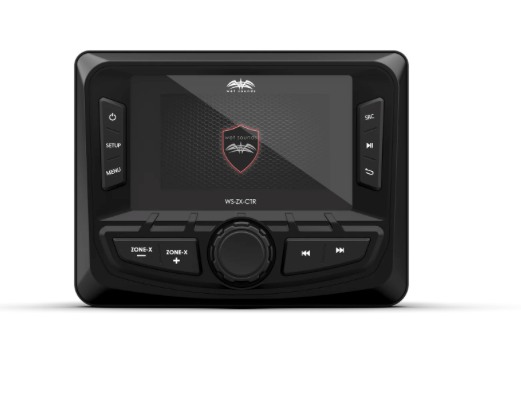Wet Sounds Wired Transom Remote With Full Color Display: WS-ZX-CTR