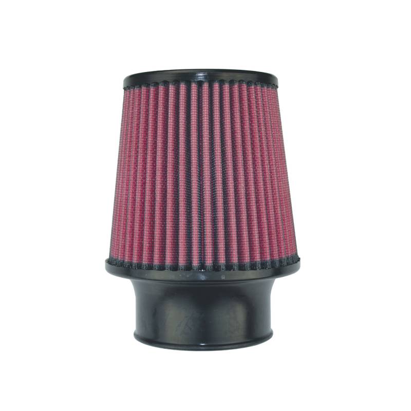 Injen X1017BR 8-Layer Oiled Cotton Gauze Air Filter, Black/Red