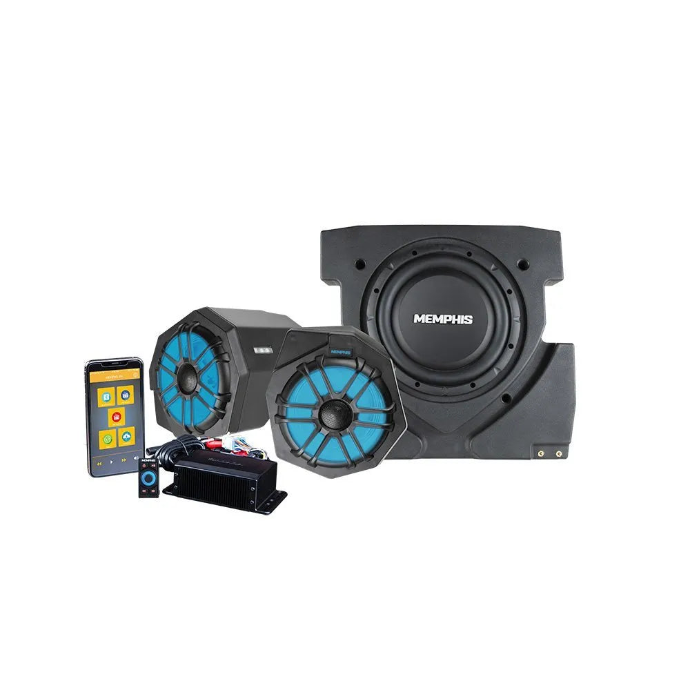 Memphis X30CORE2P Audio Direct Fit OEM Audio System for Side-By-Side - View 1