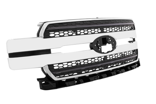Morimoto XB LED Grille for 2018–2020 Ford F-150, Chrome with White DRL
