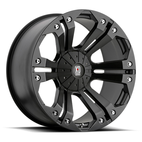 XD XD778 Monster 18x9 Matte Black Wheel, 6x135/6x139.7 Bolt Pattern, +35 mm Offset