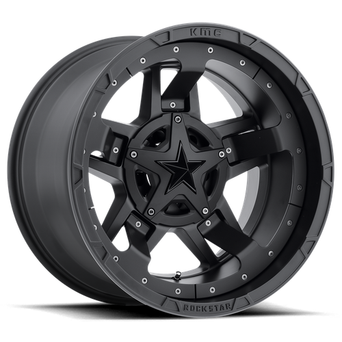 XD XD827 Rockstar III 20x10 Matte Black Wheel, 5x5 in / 5x5.5 in, -24 mm Offset
