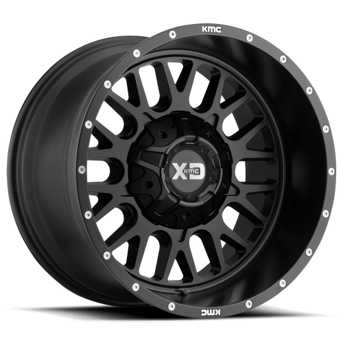 XD XD842 Snare 20x9 Satin Black Wheel, 6x135/6x139.7 Bolt Pattern, 0mm Offset