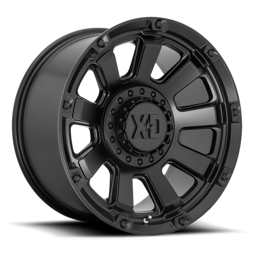 XD XD852 Gauntlet 20-Inch Satin Black Wheel, 8x170 Bolt Pattern, 0mm Offset