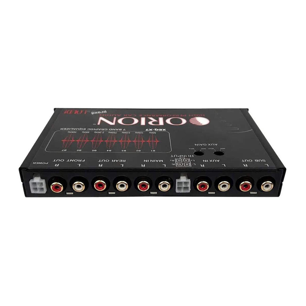 Orion XEQX7 7-Band Graphic Equalizer with Front 3.5mm Input - View 2