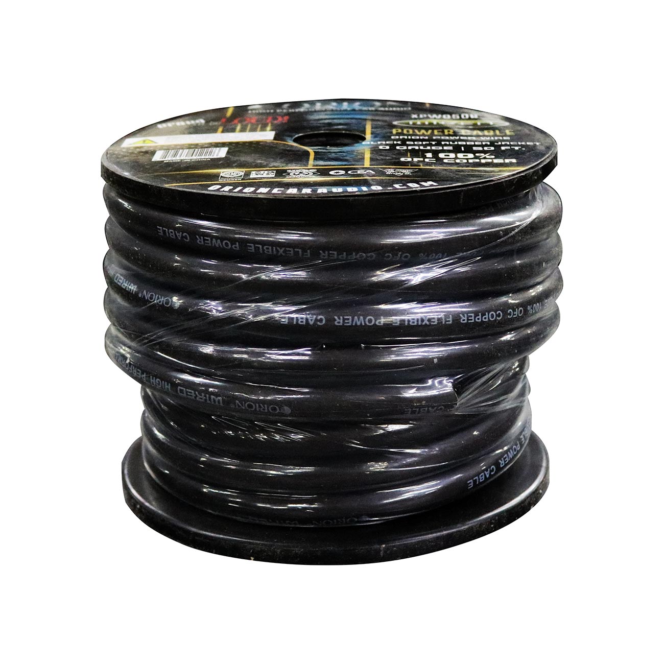 Orion 0-Gauge 100% OFC Power Wire Roll - 50 Feet Black - View 3