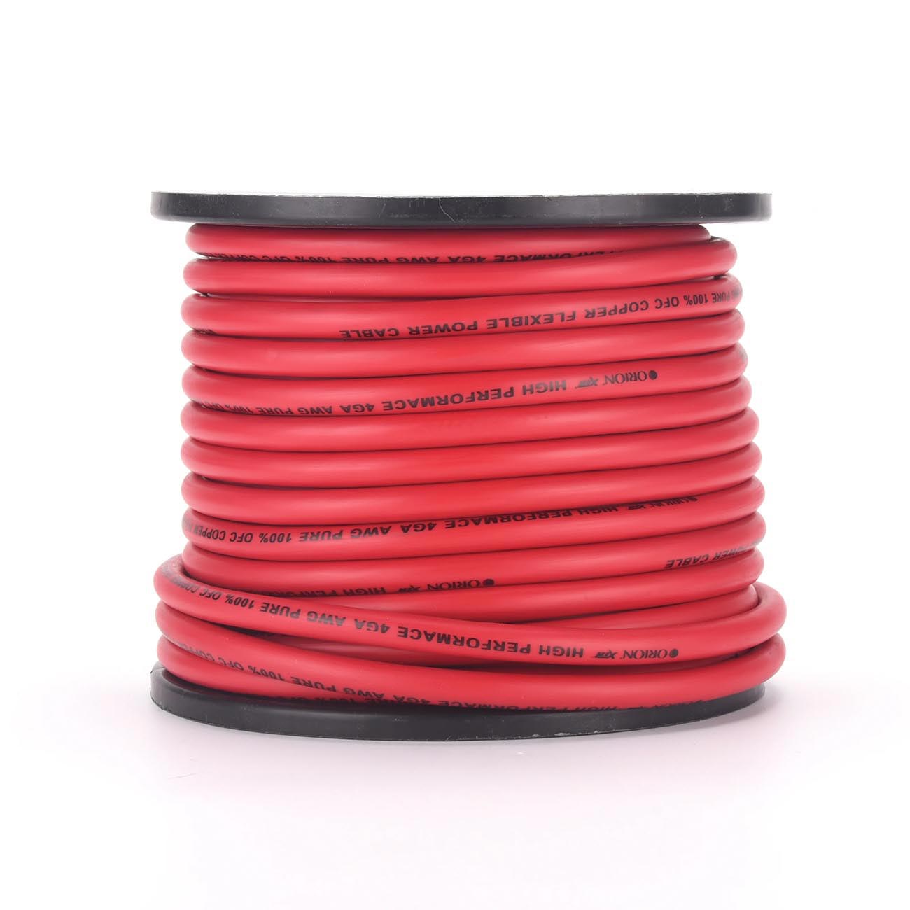 Orion XTRPRO 4 Gauge 100% OFC Copper Wire with Red Jacket, 100 ft Roll - View 3