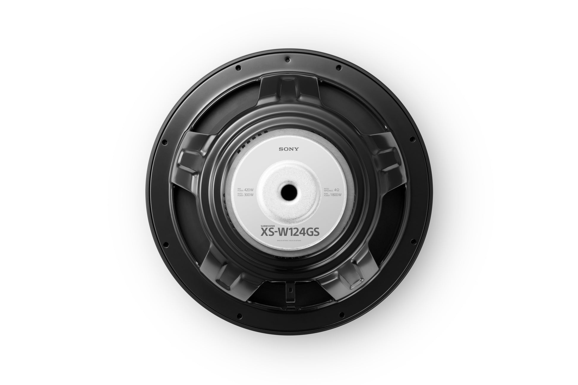 Sony XS-W124GS 12" Subwoofer 1800W Peak Power SVC Car Audio Bass Replacement - View 2
