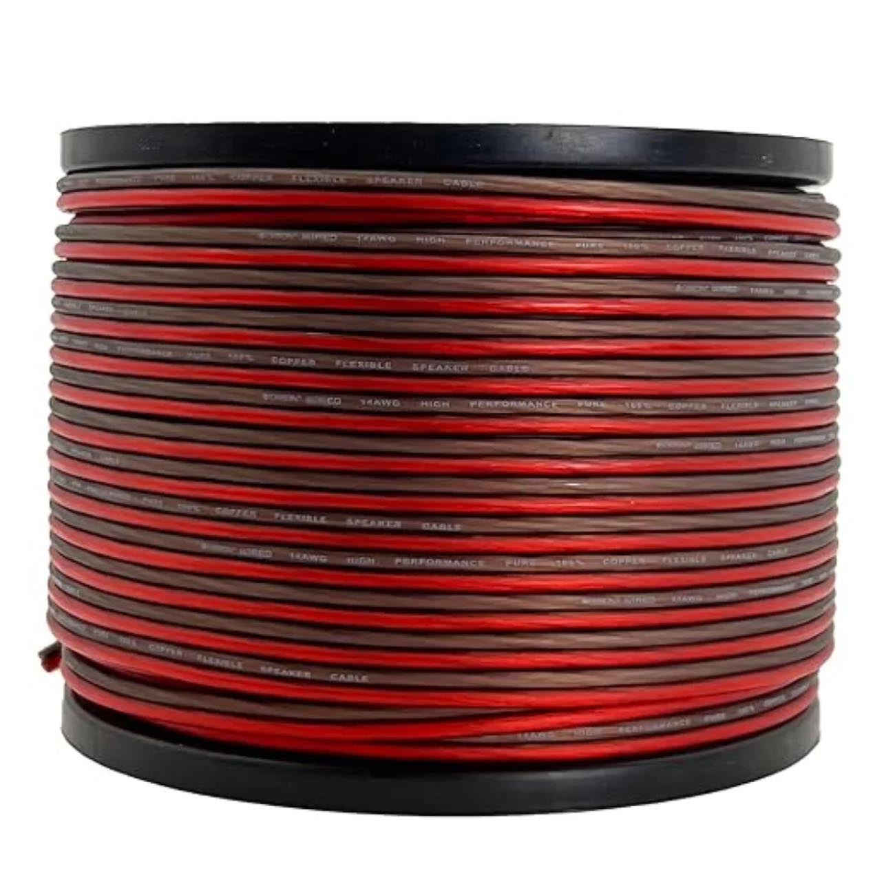 Orion OFC Speaker Wire 14 Gauge 300 Foot Roll - Translucent Red/Black - View 3
