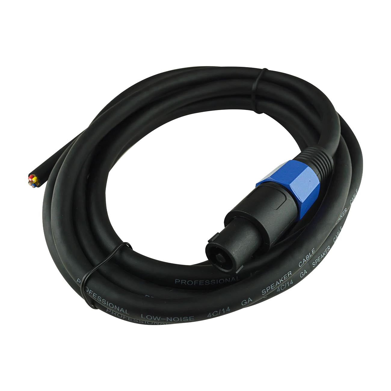 Nippon Installation Solution 4-Wire SpeakON Speaker Cable, 12 ft