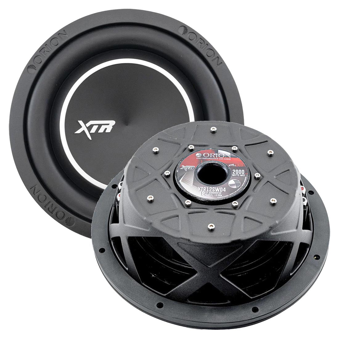 Orion XTR Shallow Mount 12-Inch Woofer with Dual 4 Ohm Voice Coils - 500W RMS / - View 5