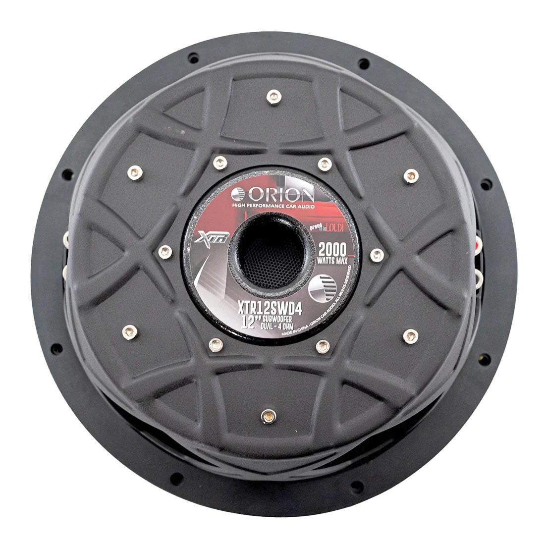 Orion XTR Shallow Mount 12-Inch Woofer with Dual 4 Ohm Voice Coils - 500W RMS / - View 2