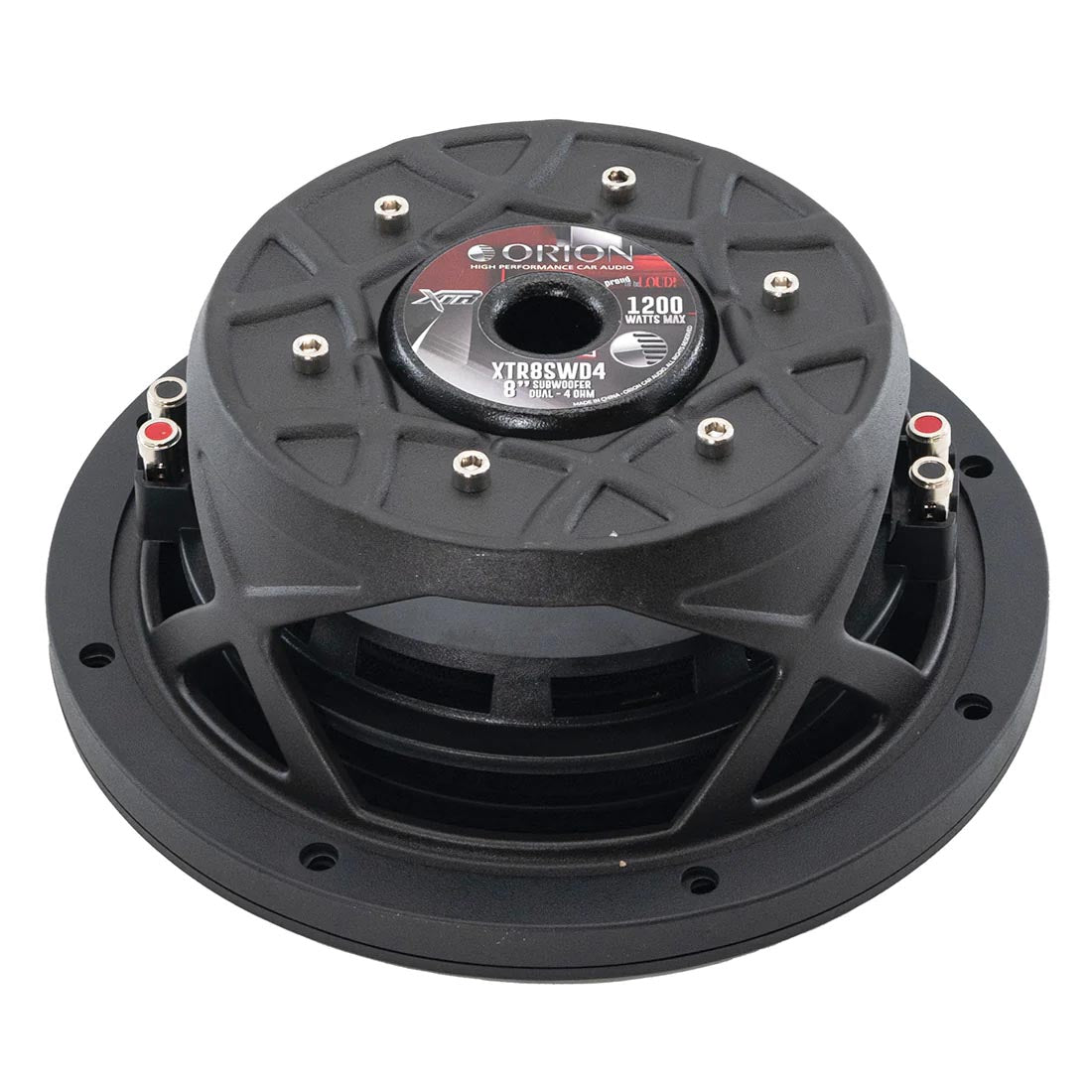 Orion XTR Shallow Mount 8-Inch Woofer - 300W RMS/1200W Max Dual 4 Ohm Voice Coil - View 3