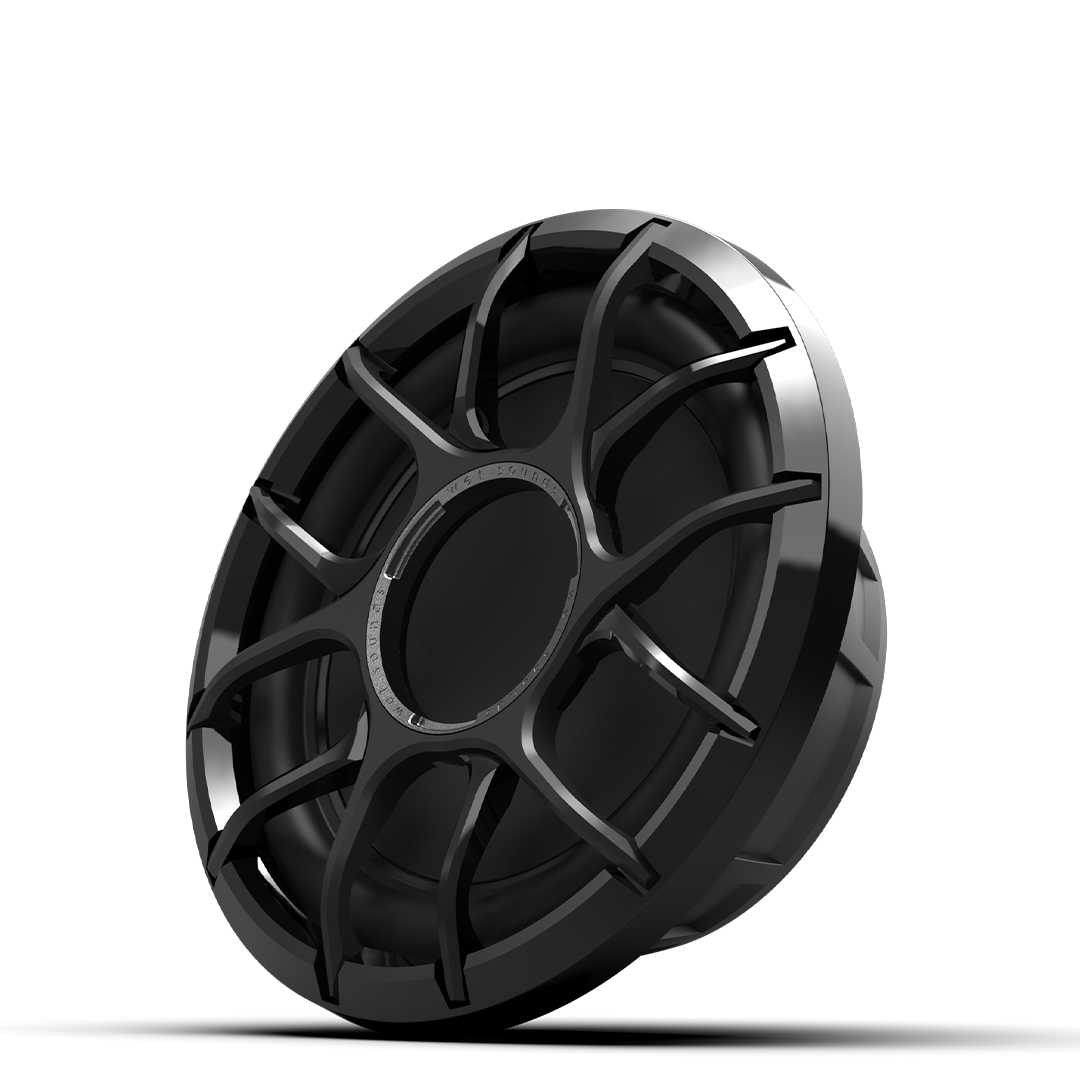 Wet Sounds ZERO 10 XZ-B ZERO Series 10" 4-ohm marine subwoofer (Black) - View 1