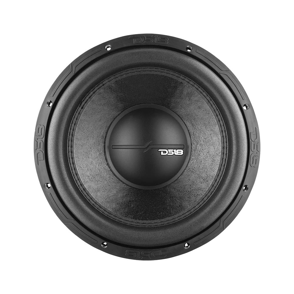 DS18 12-Inch Dual 2 Ohm Subwoofer - 750W RMS / 1500W Max Power Handling