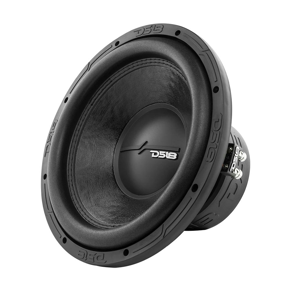 DS18 12-Inch Dual 2 Ohm Subwoofer - 750W RMS / 1500W Max Power Handling