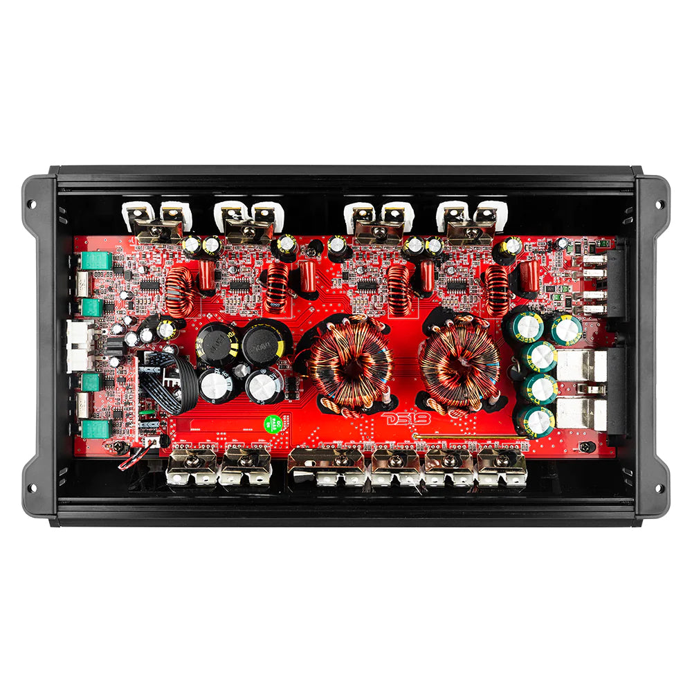 DS18 ZR16004D 4-Channel Amplifier - 400W RMS at 4 Ohms Full-Range Class D