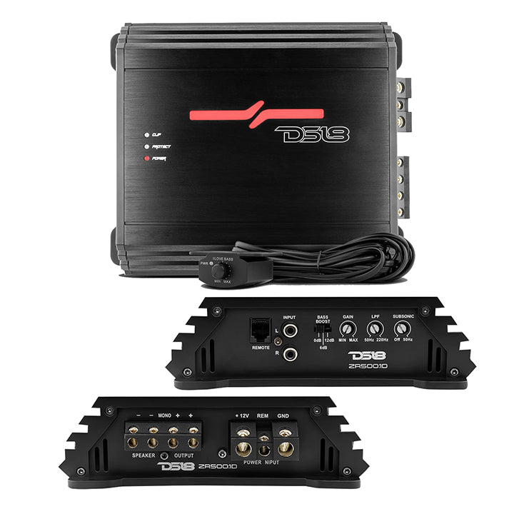 DS18 ZR5001D Monoblock Amplifier - 500W RMS / 1500W Max Power