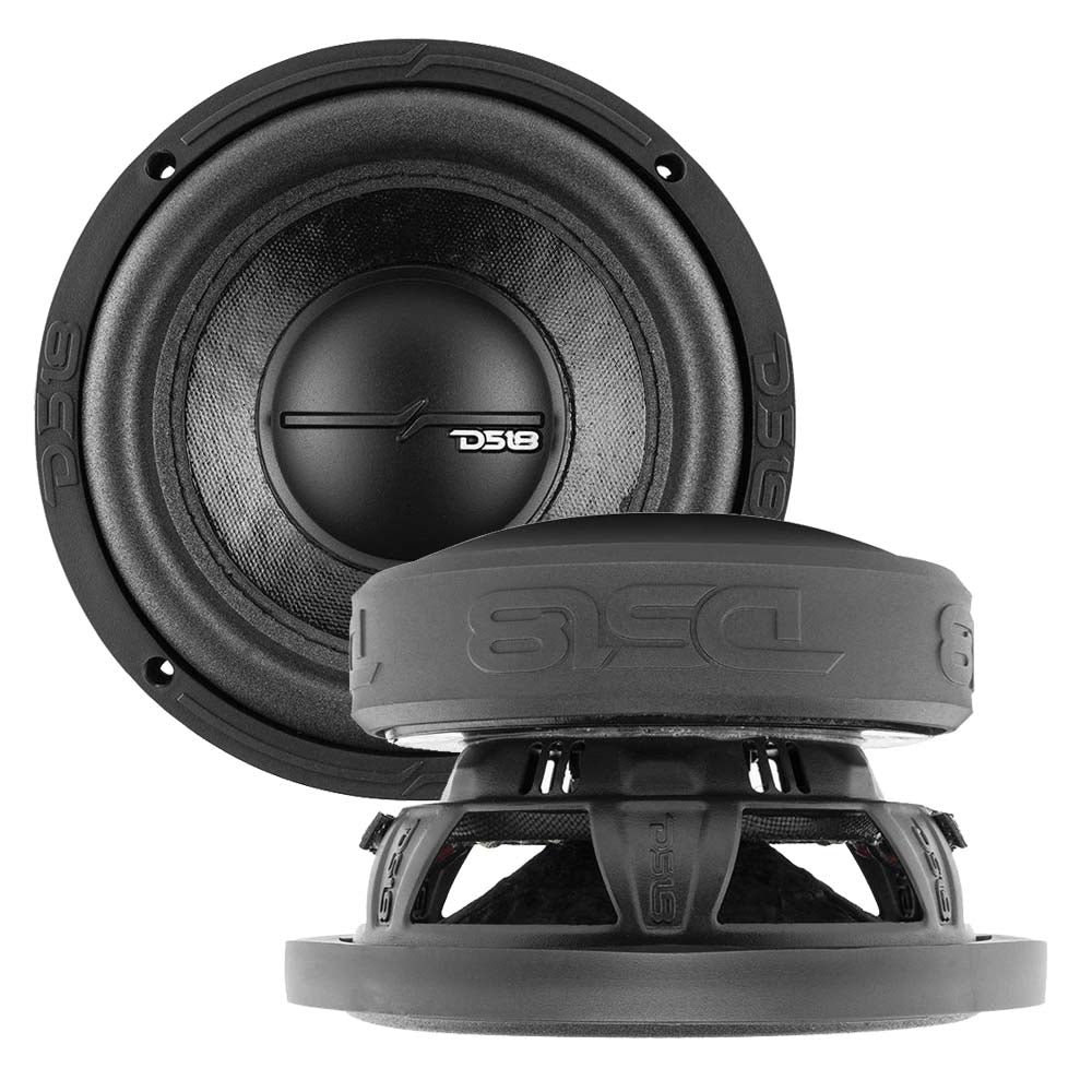 DS18 ZR64D 6.5-Inch Woofer with Dual 4 Ohm Voice Coils – 300W RMS / 600W Max Power Handling