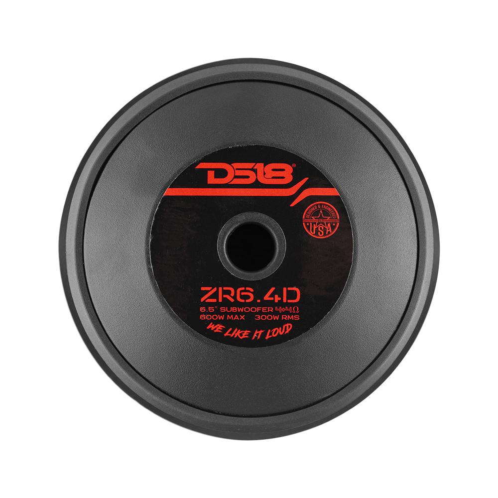 DS18 ZR64D 6.5-Inch Woofer with Dual 4 Ohm Voice Coils – 300W RMS / 600W Max Power Handling