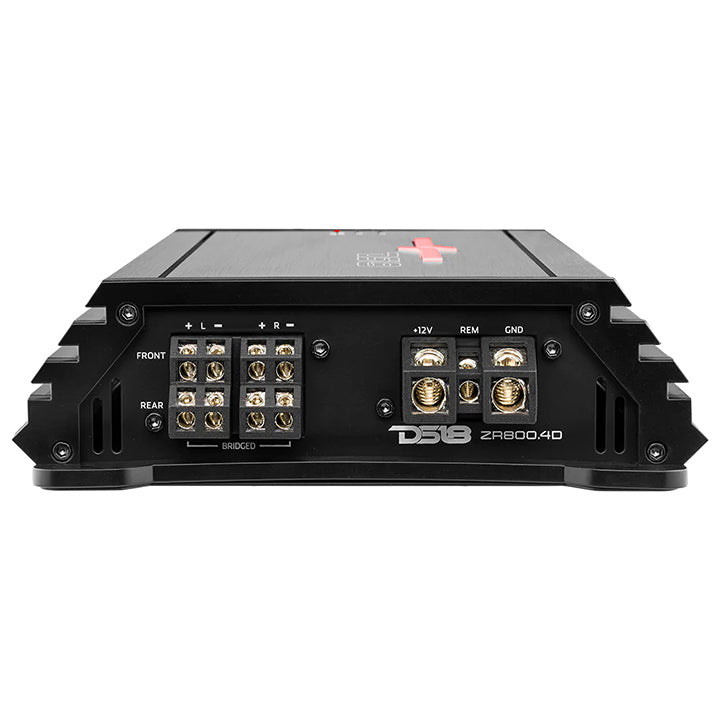 DS18 ZR8004D 4-Channel Amplifier - 3600W Max Power for Car Audio