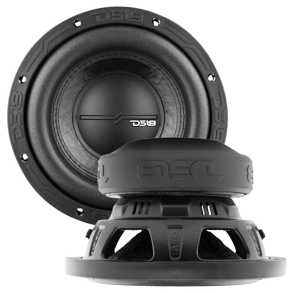 DS18 ZR84D 8-Inch Woofer - 450W RMS, Dual 4 Ohm Voice Coils