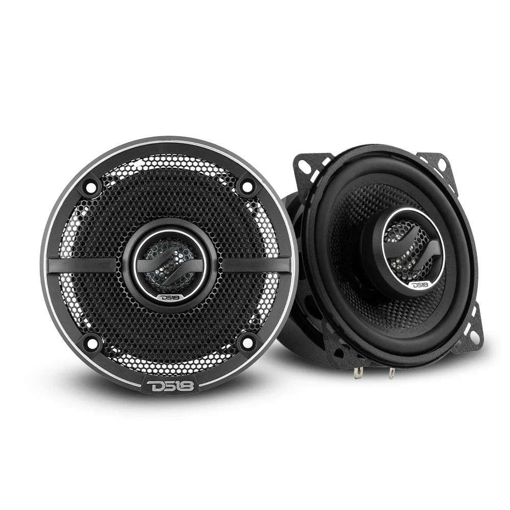 DS18 ZX144 4-Inch 2-Way Coaxial Speakers for Enhanced Car Audio