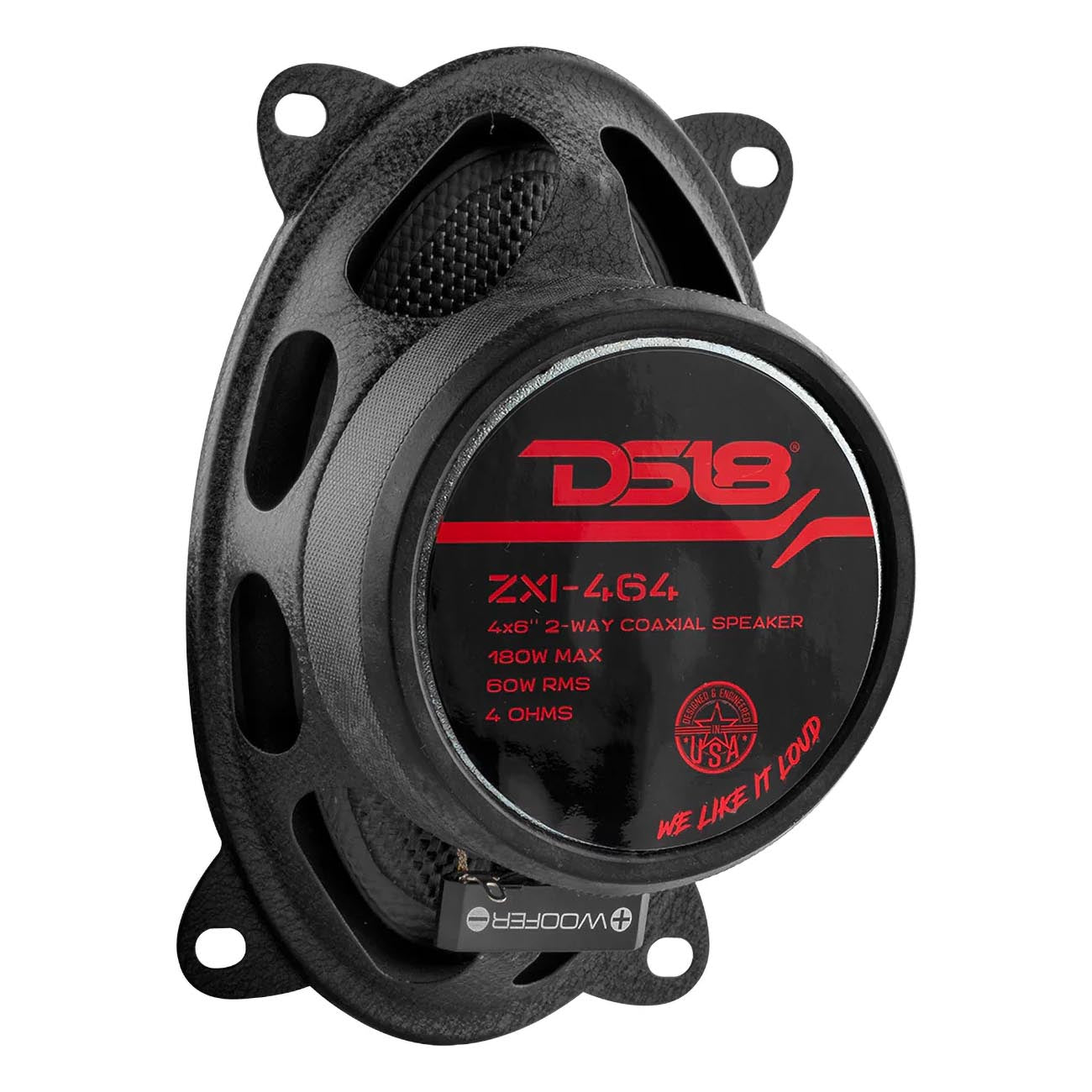 DS18 ZXI464 4x6-Inch 2-Way Speakers - High-Performance Car Audio
