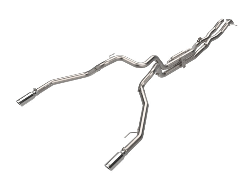 aFe Vulcan Series Cat-Back Exhaust System with Polished Tips for 2024-2026 Ford Ranger Raptor 3.0L V6, Part Number 49-33152-P