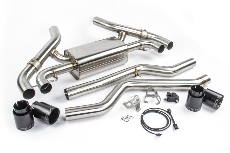Dinan 20-24 BMW M340i/M440i G20/G22/G23/G26 Free Flow Axleback Exhaust System with Black Tips
