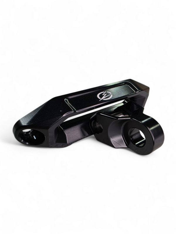 Elektric Off Road Winch Hawse Fairlead and Hook Combo - Anodized Black for UTVs