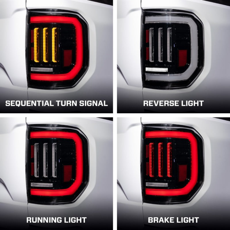 Form Lighting 22-24 Ford Maverick LED Tail Lights with Sequential Turn Signals and Smoked Lenses