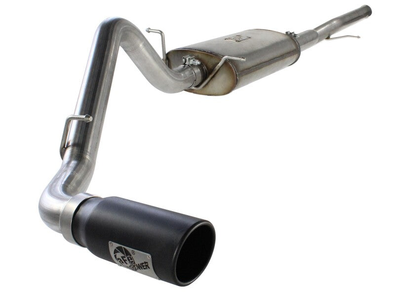 aFe MACH Force XP 3-Inch Cat-Back Exhaust System with Black Tip, GM Silverado/Sierra 1500, Part Number 49-44038-B