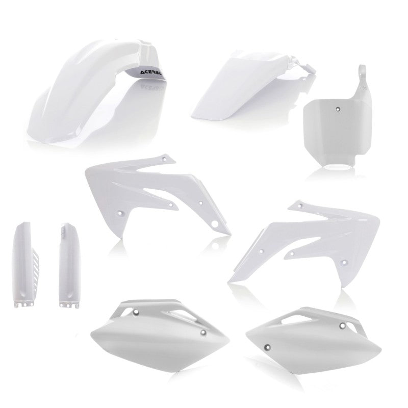 Acerbis Full Plastic Kit for 2007+ Honda CRF150R, White