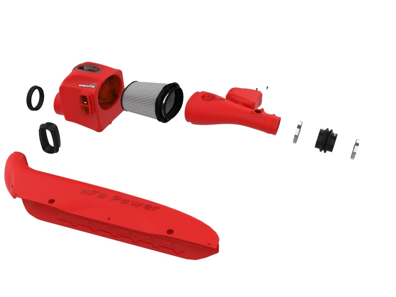 aFe Momentum GT Cold Air Intake System with Pro DRY S Filter, Red, Toyota Tacoma 3.5L V6, Part Number 51-76005-R