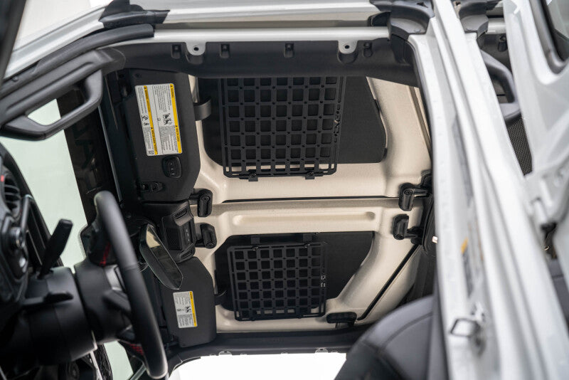 DV8 Offroad dवेMPJL-11 Jeep Wrangler JL Roof Mount for 15 x 12-Inch MOLLE Panel