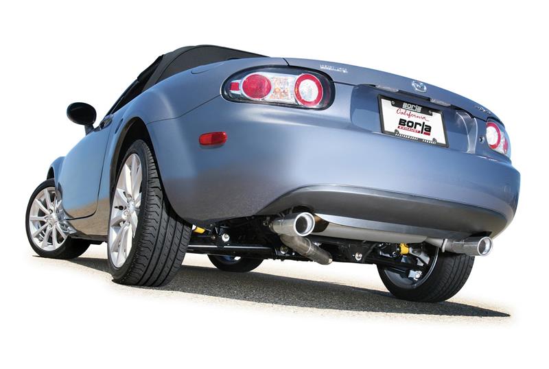 Borla S-Type Cat-Back Exhaust System for 2006-2015 Mazda MX-5 Miata 2.0L - Part Number 140169