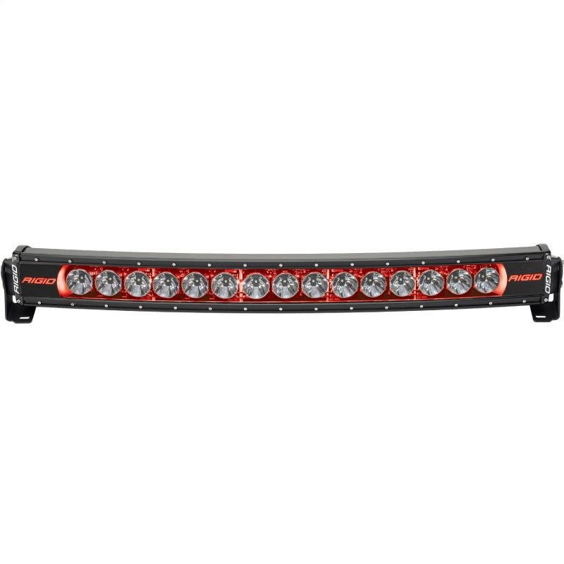 Rigid Industries Radiance+ Curved 30-inch RGBW Light Bar with Multi-Color Backlight