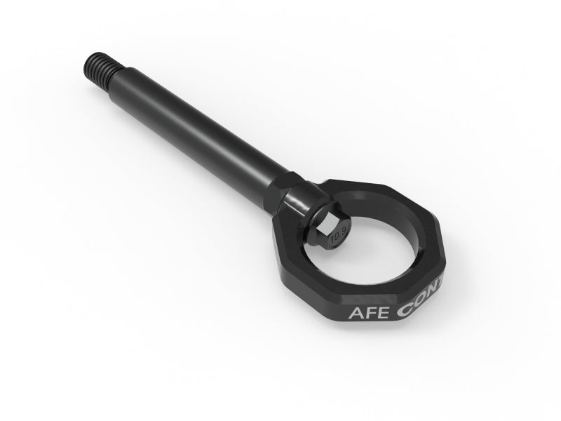 aFe Control Front/Rear Tow Hook for 2023-2026 BMW M2 G87, Black - Part Number afe450-502004-B