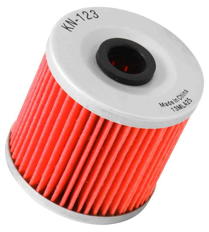 K&N Engineering KN-123 Premium Powersports Oil Filter for Kawasaki Mojave and Lakota