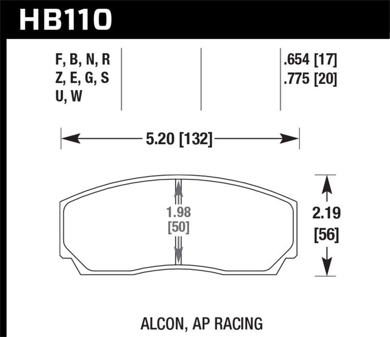 HAWK DTC-60 Brake Pad Sets