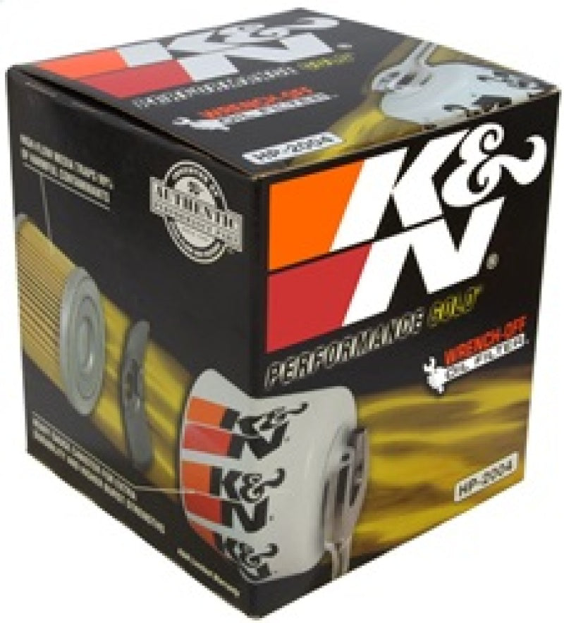 K&N Engineering HP-2004 Performance Gold Wrench-Off Oil Filter for Toyota Supra and Jeep Grand Cherokee