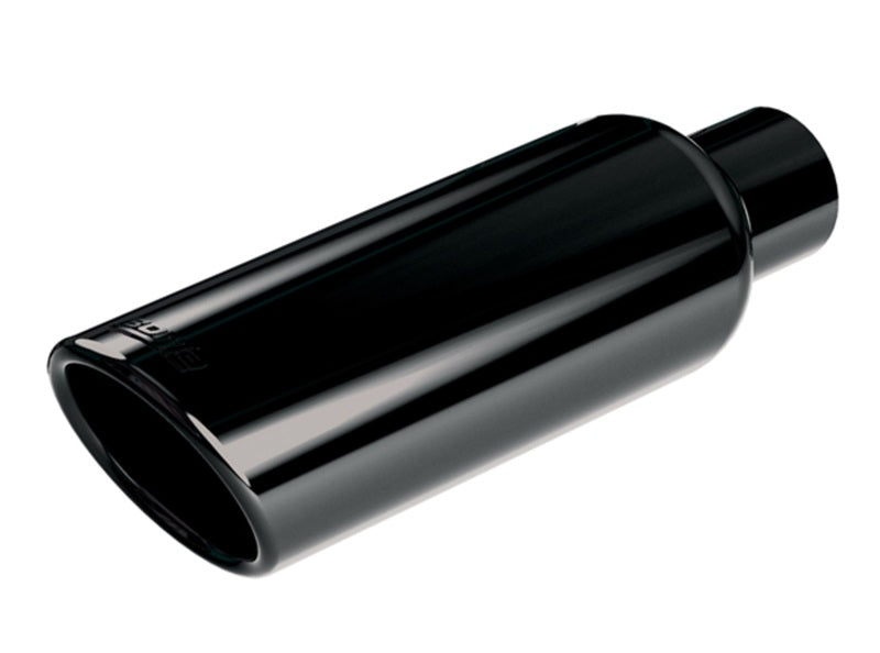 Borla 20162 Universal Black Chrome Exhaust Tip with 2.75-Inch Inlet and 4-Inch Outlet