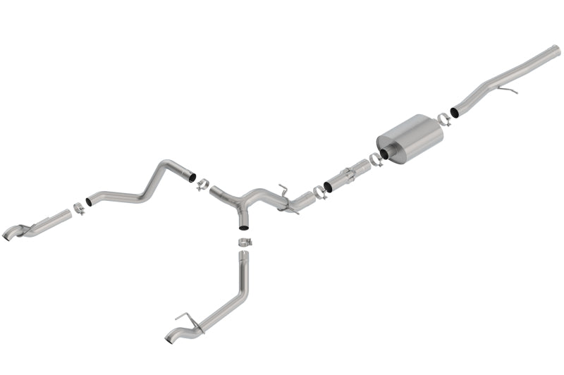 Borla 140775 ATAK Cat-Back Exhaust System for 2019-2023 Chevrolet Silverado 1500 and GMC Sierra 1500 6.2L V8