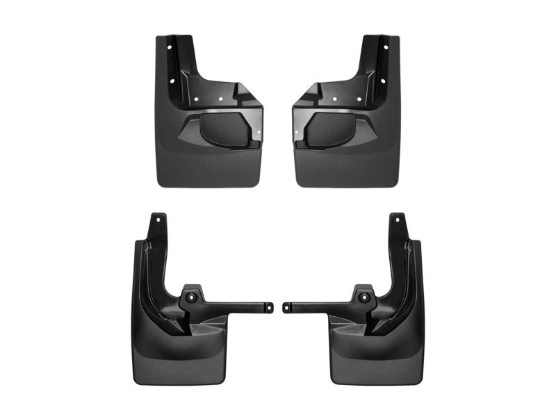 WeatherTech DigitalFit No-Drill MudFlaps for Jeep Wrangler 2024-2026 - Black