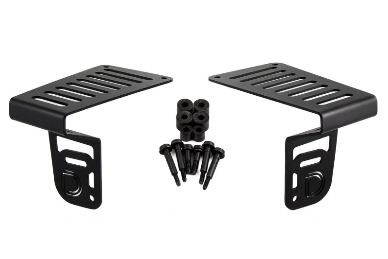 Diode Dynamics SS6 Cowl LED Bracket Kit for Jeep Wrangler JL and Gladiator, White Driving, DD6092