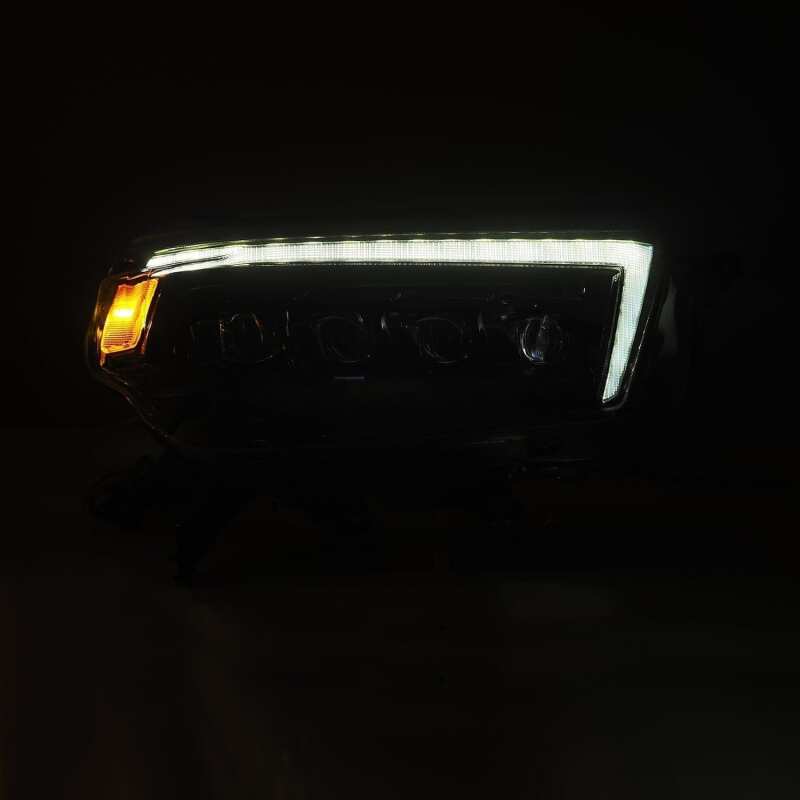 AlphaRex NOVA LED Projector Headlights for 2010–2013 Toyota 4Runner, Alpha Black, Sequential Signal and DRL