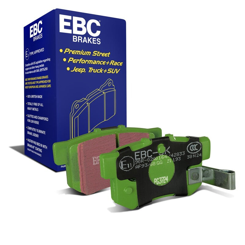EBC Greenstuff Rear Brake Pads DP21193 for 1997 Acura CL 2.2